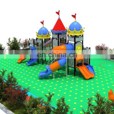 children park playhouse plastic  outdoor playground equipment outdoor slide for sale