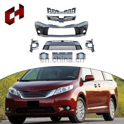 CH New Upgrade Luxury Exhaust Refitting Parts Bumper Seamless Combination Body Kit For Toyota Sienna 2011-2016 To 2018