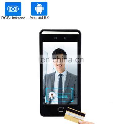 Biometric Time Attendance RGB Infrared Face Recognition Camera Door Access Control System Face Recognition Terminal