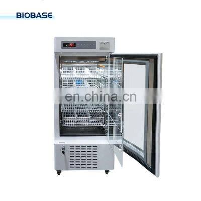 BIOBASE Blood Bank Refrigerator BBR-4V160 160L Refrigerator Double layer transparent glass door for lab