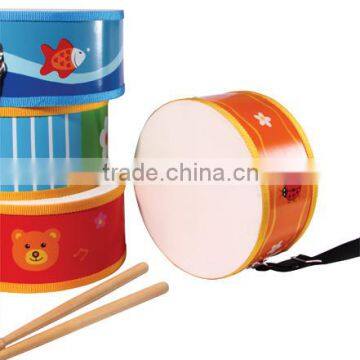 2014 Popular Child Toys Mini Wooden Musical Instruments Drum Kit Drum Set Toy Drum Quality Choice photo-2