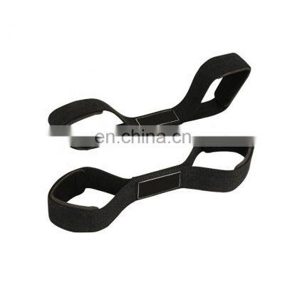 Custom Logo Figure 8 Lifting Straps Weight Gym Training Lifting Straps Figure 8