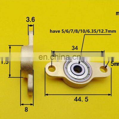 all copper bearing TF6.35 TF07 TF08 TF10 TF12.7 3D printer bearing bore 7MM 10MM