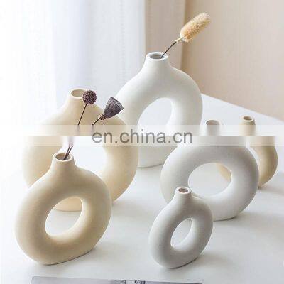 Homeware White Flower Vase Wedding Centerpieces Wholesale Canada Porcelain Simple Desktop F Modern Vases Ceramic