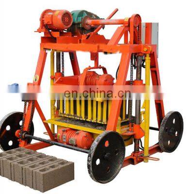 Semi-auto Small Hand Brick Hollow Block Maker Machine photo-2