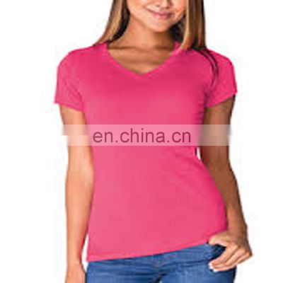 Custom Design low Price High Quality Lovely Girls T shirt Short Sleeve Loose T shirt for women