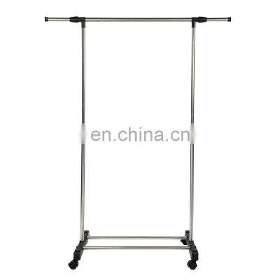 Customized outdoor high quality coat rail drying rack baby stainless steel  cloth hanger rack