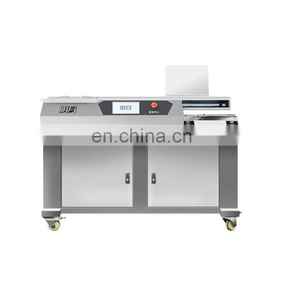 BM300L China Supplier Fully Automatic 10 Teeth Sun Cutter Hot Glue Binding Binder Machine With 7 Inch Touch Screen