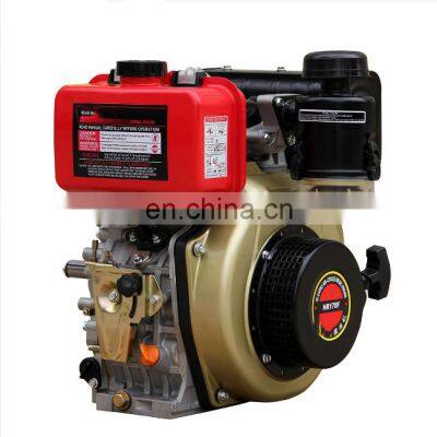 Hot sale 10HP Single cylinder diesel Engine with Electric starter 186FA