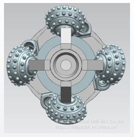 HDD Rock Reamer--400mm 4 Pieces 8 1/2”cone Cutter 637 / 537 NC31 photo-1
