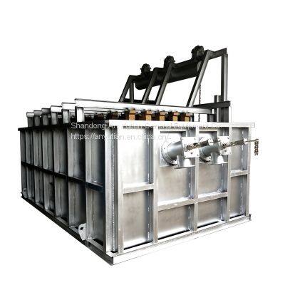 Natural Gas Industrial Aluminum Copper Rectangular Melting Furnace