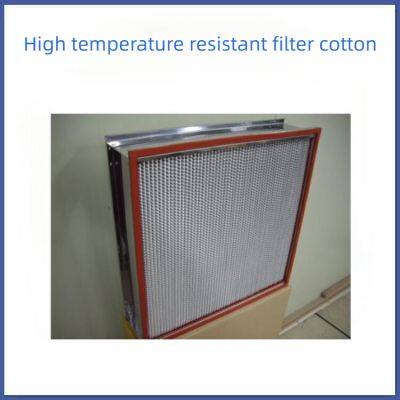High Temperature Resistant 300 Degree High-efficiency Filter Screen High Temperature Resistant HEPA photo-2