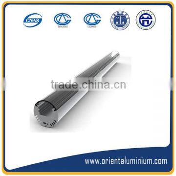 Sliver Aluminium Light Tube Round Aluminium LED Profile