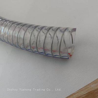 Flexible Clear PVC Steel Wire Reinforced Hose photo-5