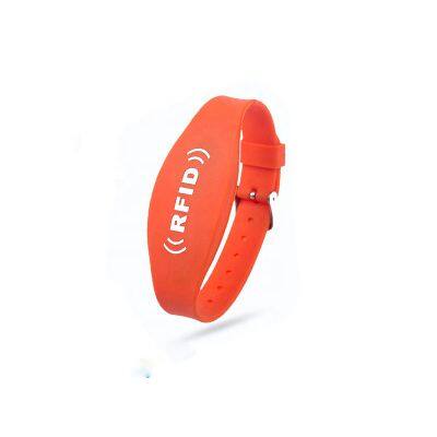 Adjustable Silicone Rfid Wristbands F08 13.56mhz Wristbands Silicone photo-3