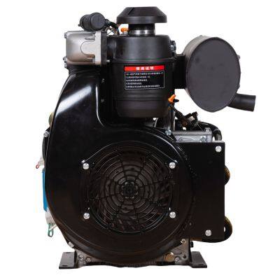 292F double cylinder air-cooled diesel engine 22 hp two cylinder air-cooled diesel engine
