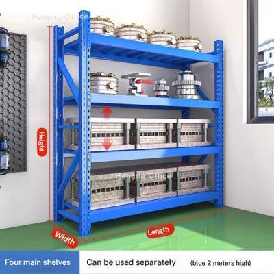 5-Tier Industrial Shelving Unit for E-commerce Fulfillment & Automotive Garages | Knockdown Design to Minimize Logistics Costs