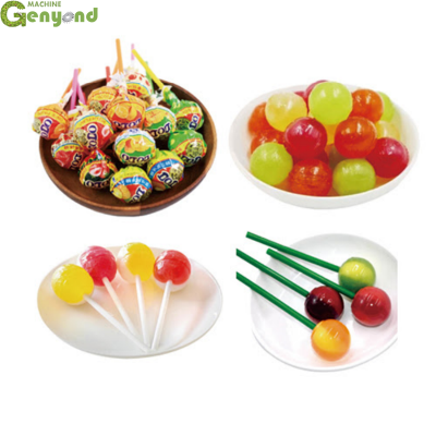 Fábrica de Máquina de Fabricação de Doces em Pirulito e Linha de Produção de Doces em Pirulito em Bola