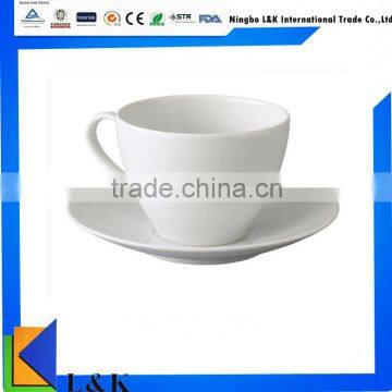 hot sale latte cappuccino espresso ceramic cofee cup and saucer                        
                                                Quality Choice