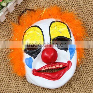 In stock Masquerade cosplay props Halloween scary latex clown masks make funny joker mask