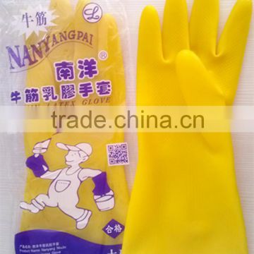 household rubber gloves / dishwashing latex gloves