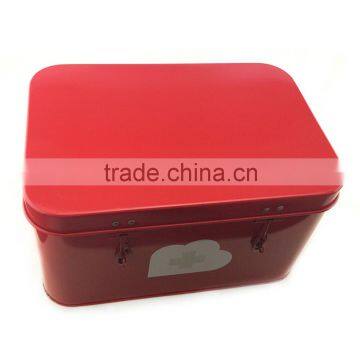 2015 promotional large rectangular tin box