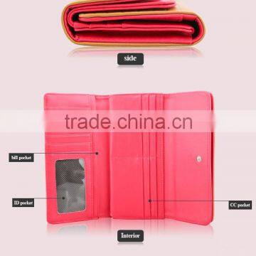 Crocodile Leather Trifold Ladies Purse,ladies Wallet photo-2