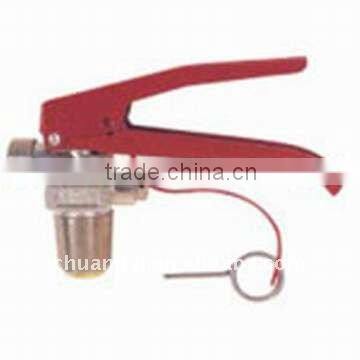 CO2 fire extinguisher valve