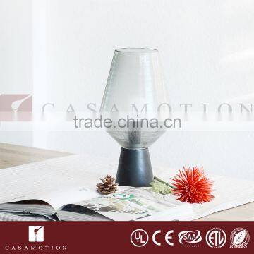 CASAMOTION Vintage Industrial Hand Blown Art Glass Table Lamp photo-2