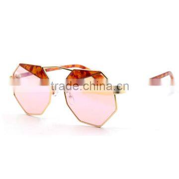 Fashionable Casual Special Shape Metal Women Accessories Anti-Uv China Sunglasses photo-4