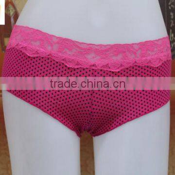 Charming seamless lace waist lady panty