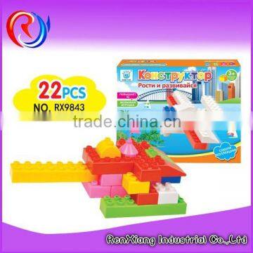 Plastic children diy building blocks toys