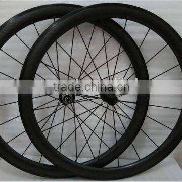 2016 new trend dimpled surface full carbon road bicycle wheels 700c 58mm high 25mm wide U shape clincher 58C-25