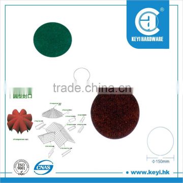 Round seal flat S2 stone coated metal roof tile