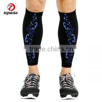 2015 Lycra Sublimation Sports Compression Calf Sleeves