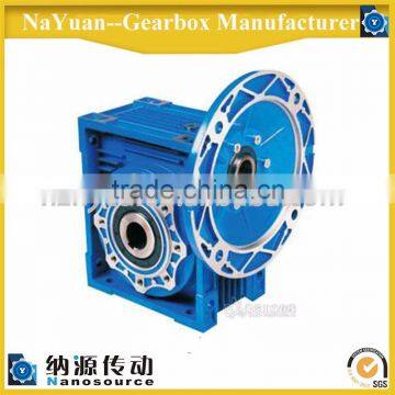 A modern modular designed aluminium alloy NMRV063 40:1 worm speed gearbox