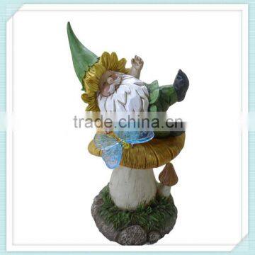 Garden Gnome resin elf figurine