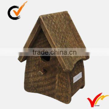 lovely mini wooden birdhouse