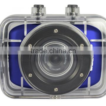 New fashion CMOS 1.3MP digital sport cameras with waterproof housing