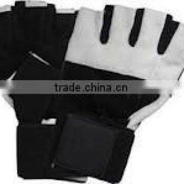 Leather weight lifting gloves/WB-BBG2325