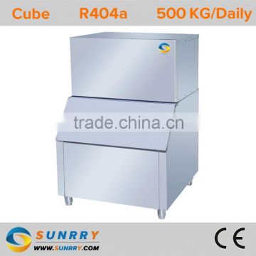 Commercial italian snow block ice maker for cube ice