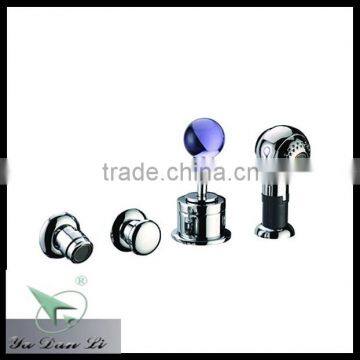 Chrome plating single handle bathtub whirlpool waterfall faucet