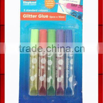 5pcs 10ml Colores Sello Glitter Glue Set