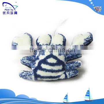 100% pp stuffing kid toy cute soft crab stuffed 2015 baby toys pendant