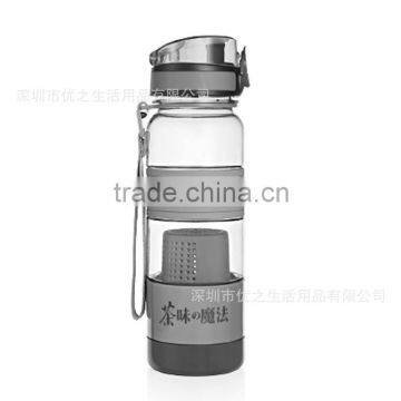 Best Price Personalized Outdoor tritan bottle with tea strainer