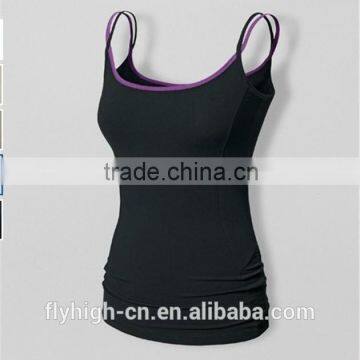 Women sports fashion tank top wholesale dri fit tank top