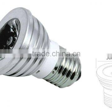 warm white,white High brightness E27 Led Spotlight 3w