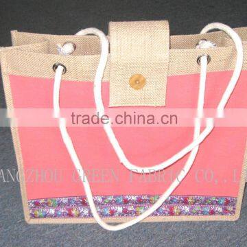 dye jute shopping bag