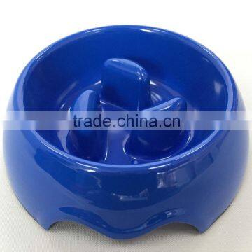 Small size melamine anti-choking pet feed bowl