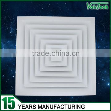 air conditioning square ceiling air diffuser